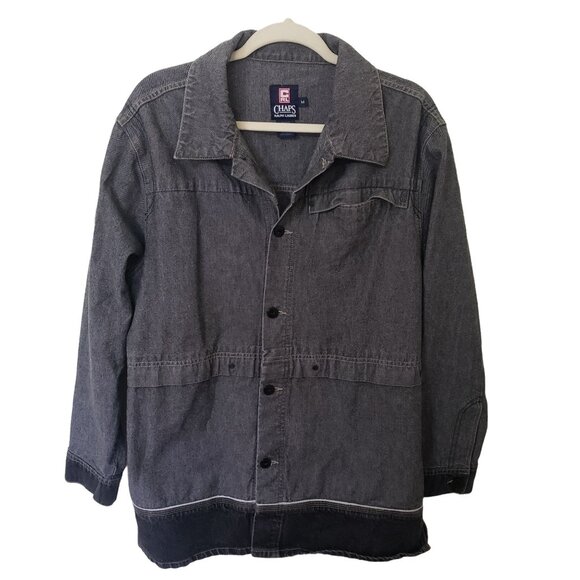 Vintage Chaps Ralph Lauren Denim Jacket Coat Mens Size M Style 19153 - Picture 3 of 5